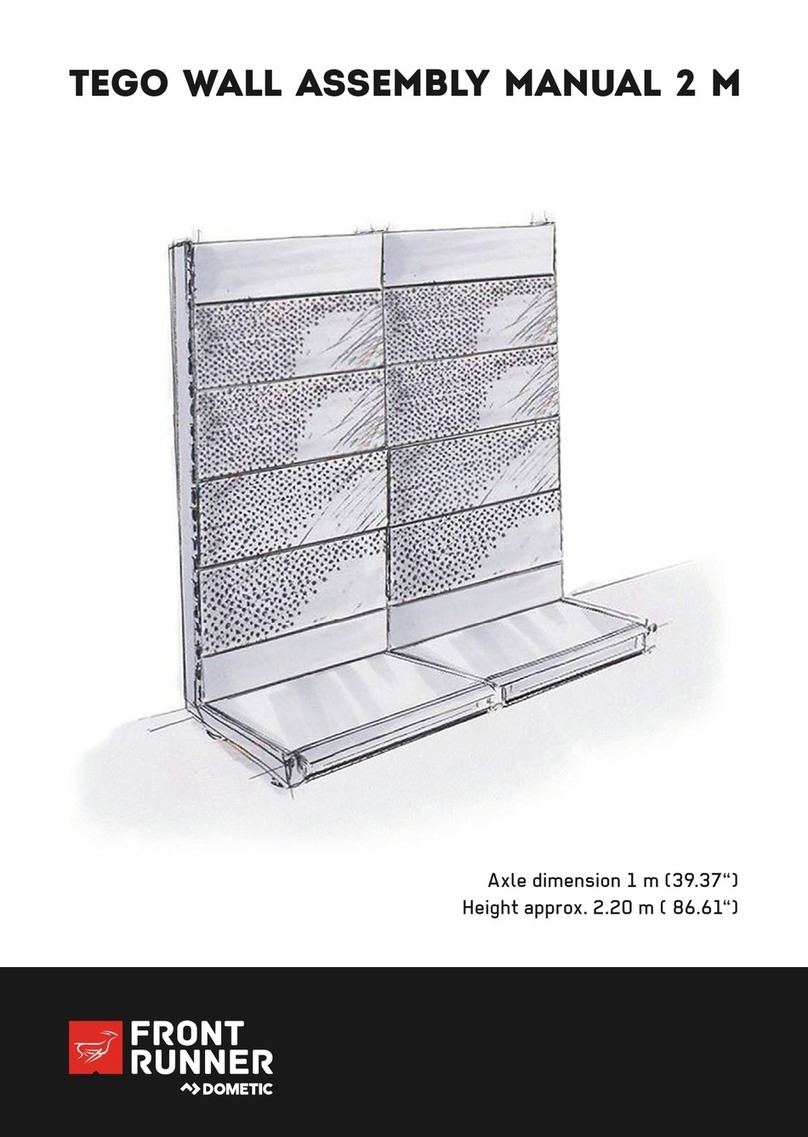 Front Runner TEGO WALL Assembly manual Front Runner TEGO WALL Assembly manual