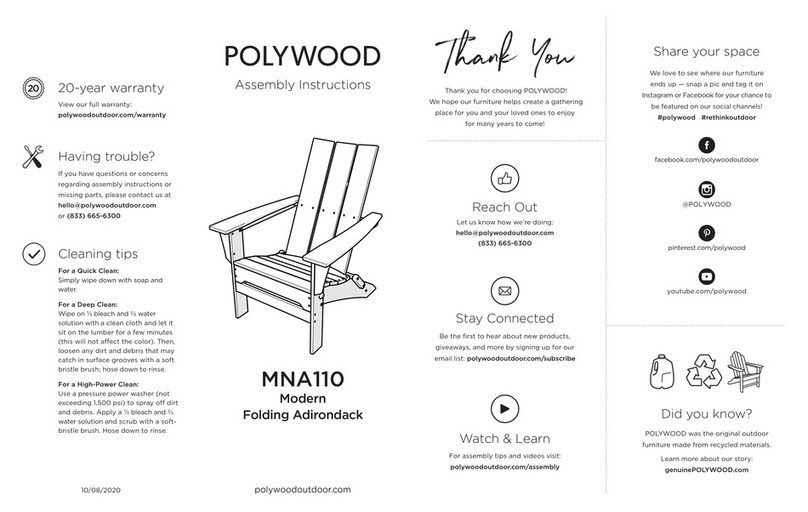 Polywood MNA110 User manual