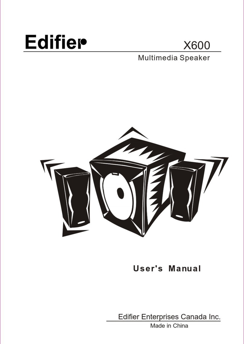 EDIFIER X600 User manual