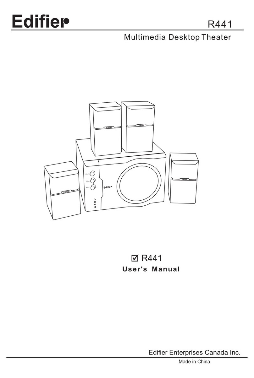 EDIFIER R441 user manual