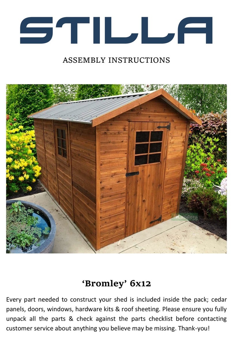 STILLA Bromley 6x12 Assembly instructions STILLA Bromley 6x12 Assembly instructions