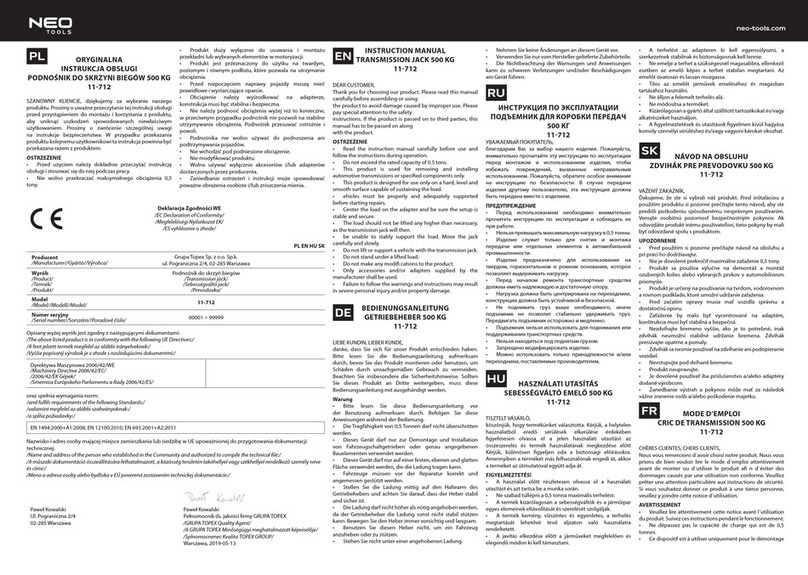 NEO TOOLS 11-712 instruction manual NEO TOOLS 11-712 instruction manual