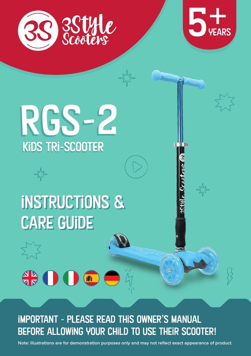 3Style Scooters RGS-2 User manual
