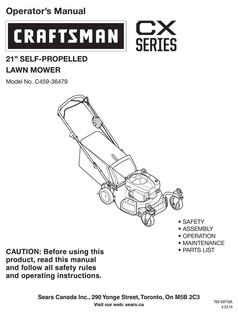 Craftsman CX Series Operator's manual