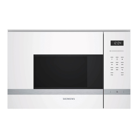 Siemens BF555LMW0 instruction manual