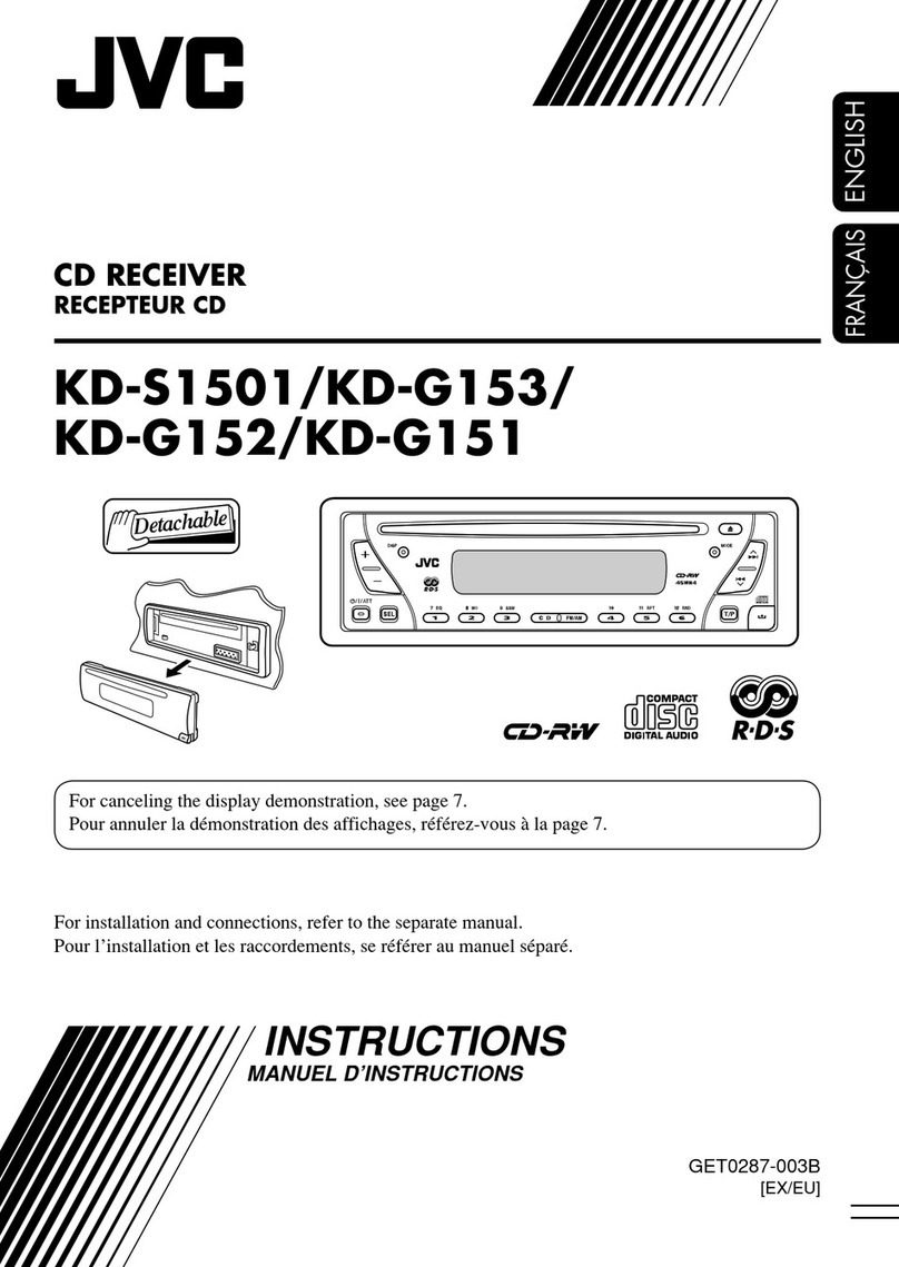 JVC KD-G153 User manual