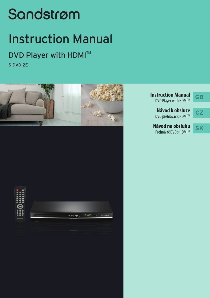 Sandstrom S1DVD12E User manual