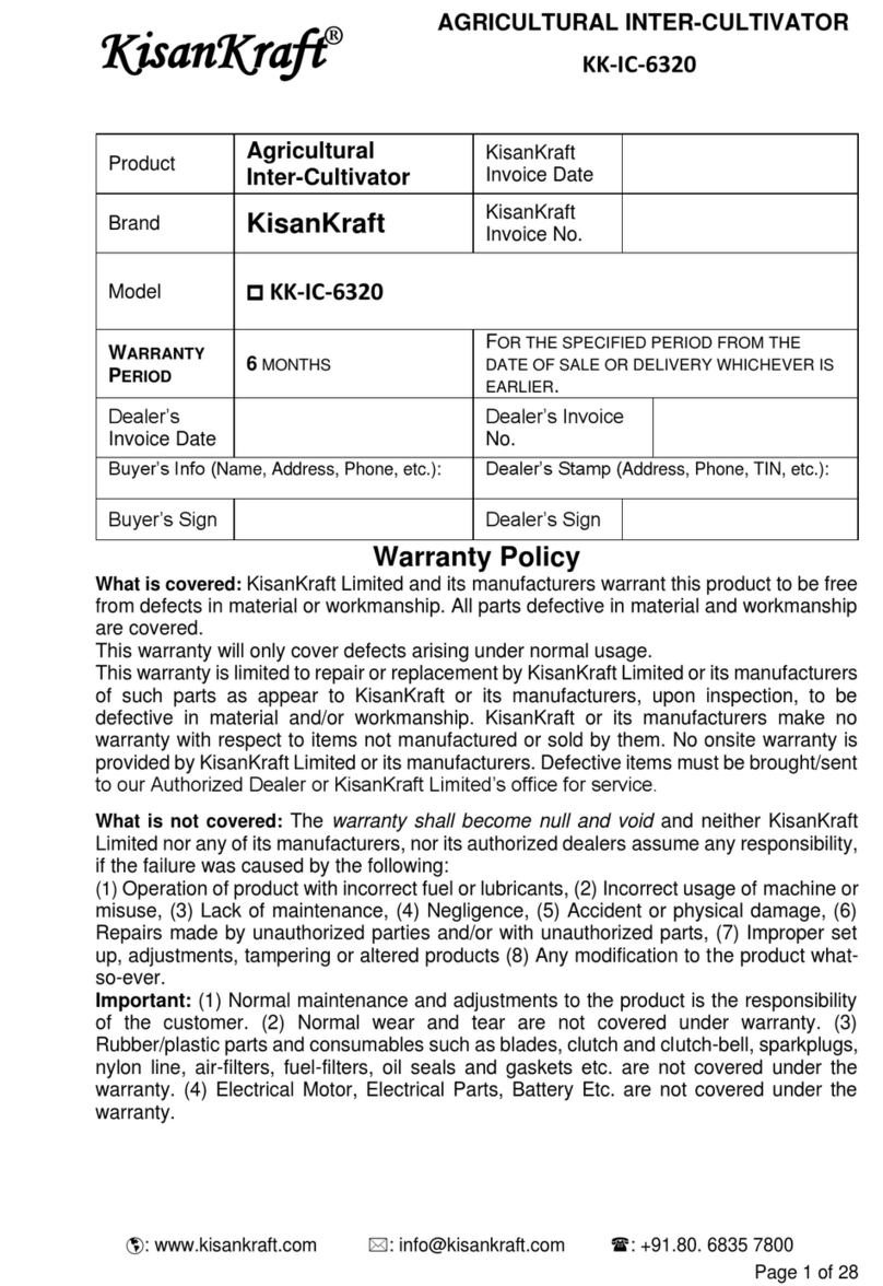 KISANKRAFT KK-IC-6320 User manual