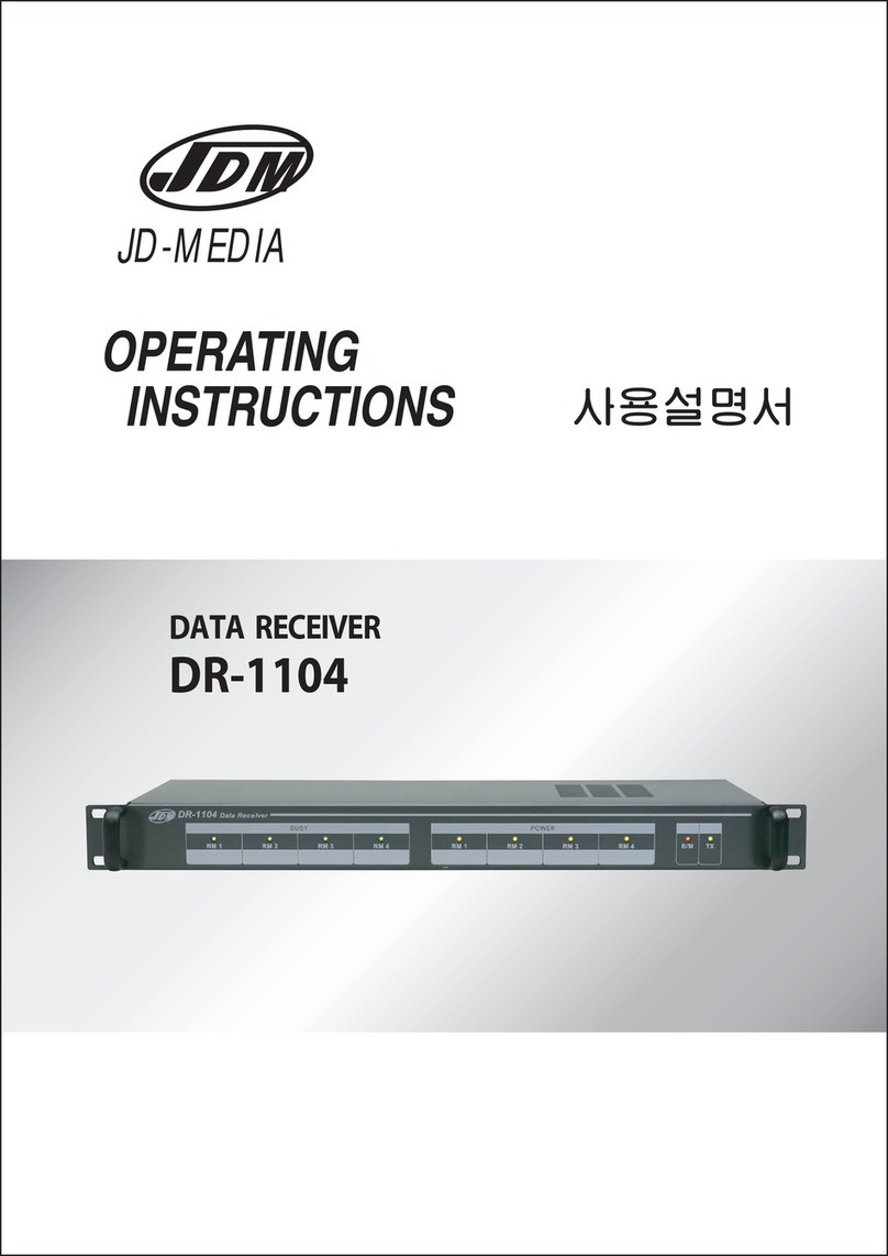 JDM DR-1104 User manual