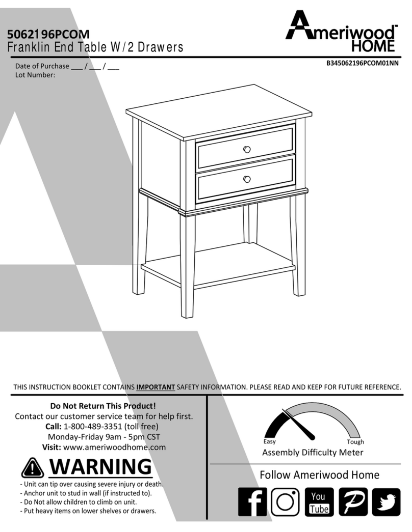 Ameriwood HOME Franklin 5062196PCOM manual