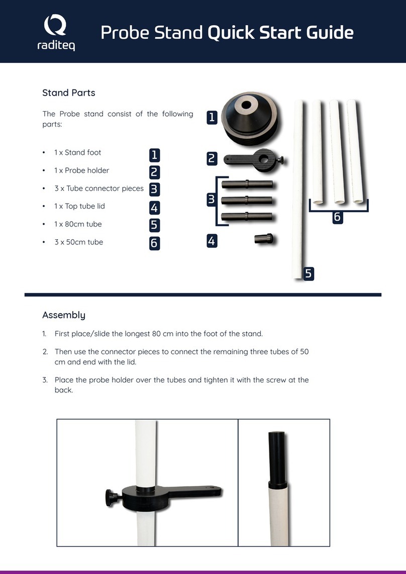 raditeq Probe Stand User manual