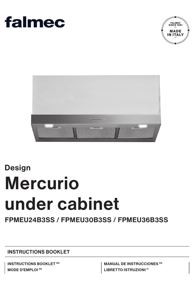 FALMEC Mercurio FPMEU24B3SS User manual