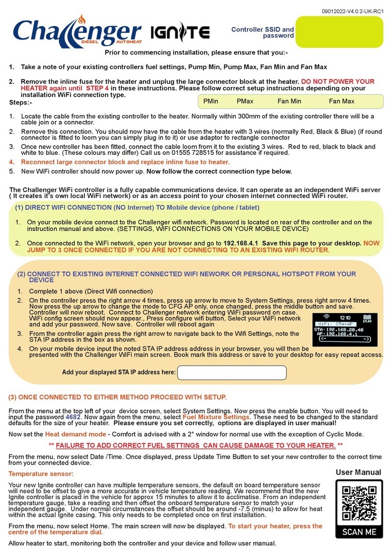 Challenger IGNITE User manual