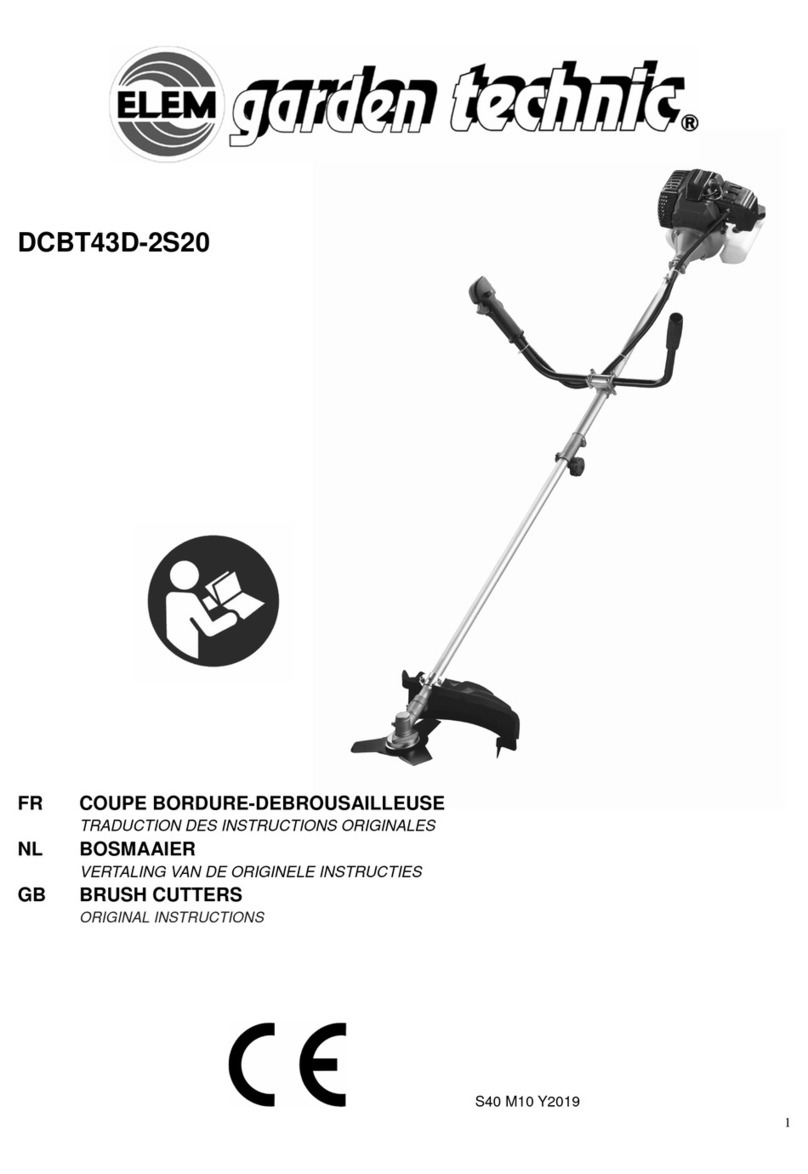 Elem Garden Technic DCBT43D-2S20 User manual