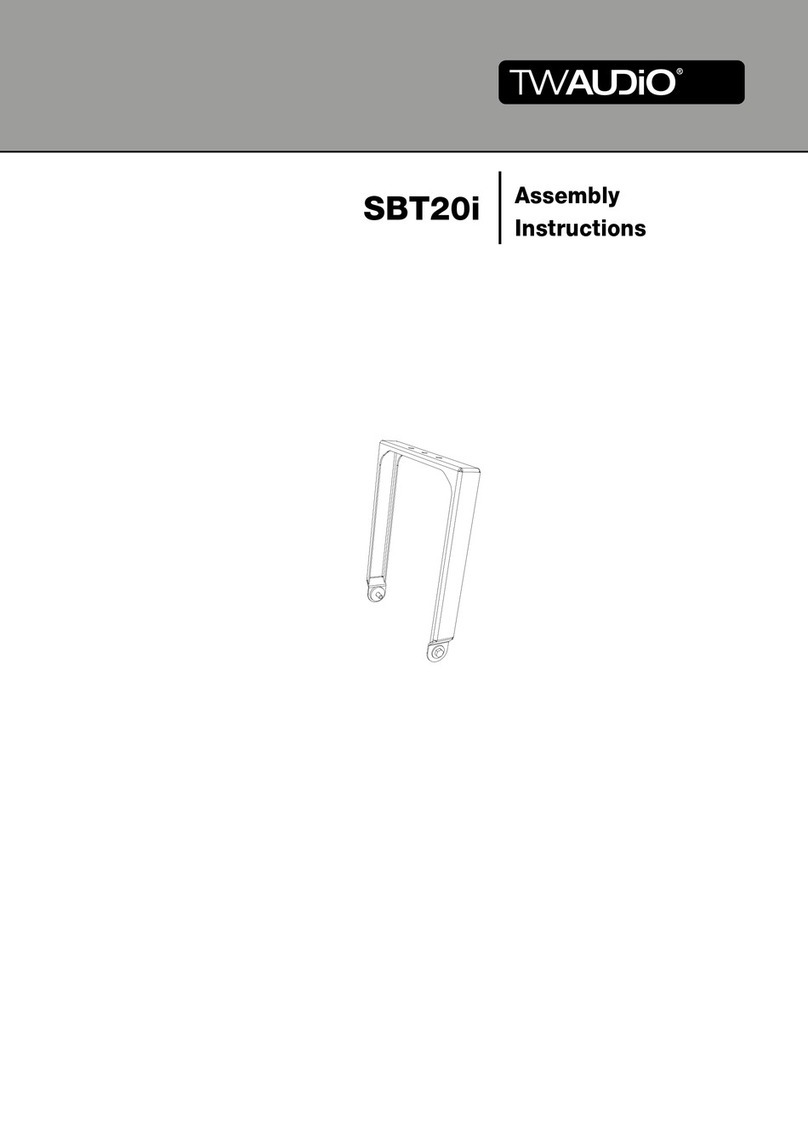 TW Audio SBT20i Assembly instructions