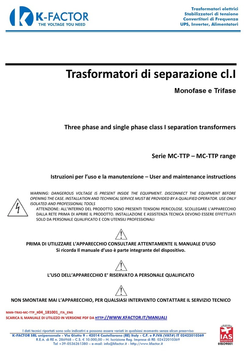 K-Factor MC-TTP Series manual