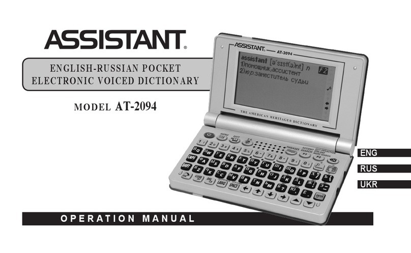 Assistant AT-2094 User manual