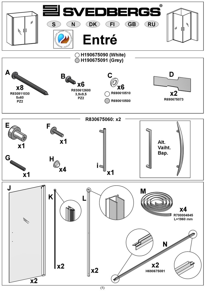 Svedbergs Entre H190675090 User manual