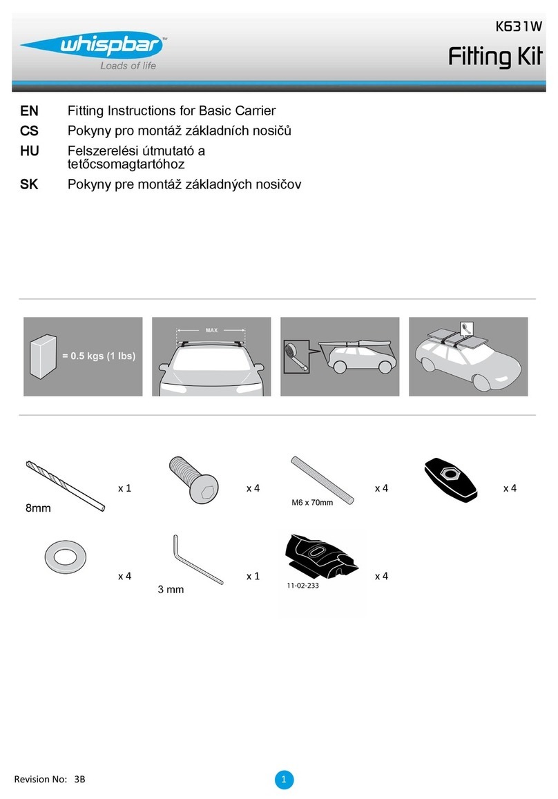 Whispbar K631W User manual