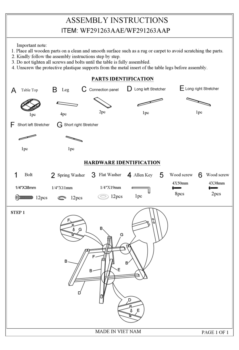 Meterk WF291263AAE Assembly instructions
