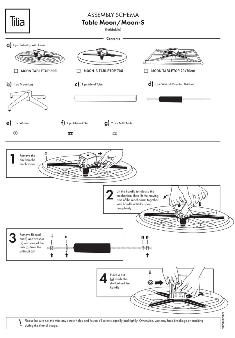 Tilia Table Moon User manual