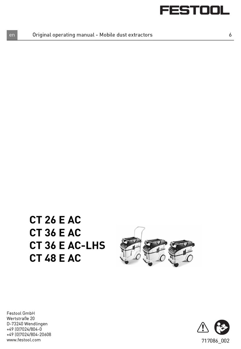Festool CT 26 E AC Installation instructions