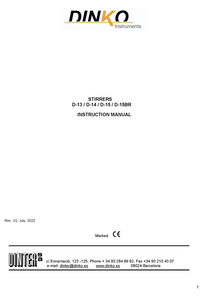 Dinter DINKO Instruments D-13 instruction manual