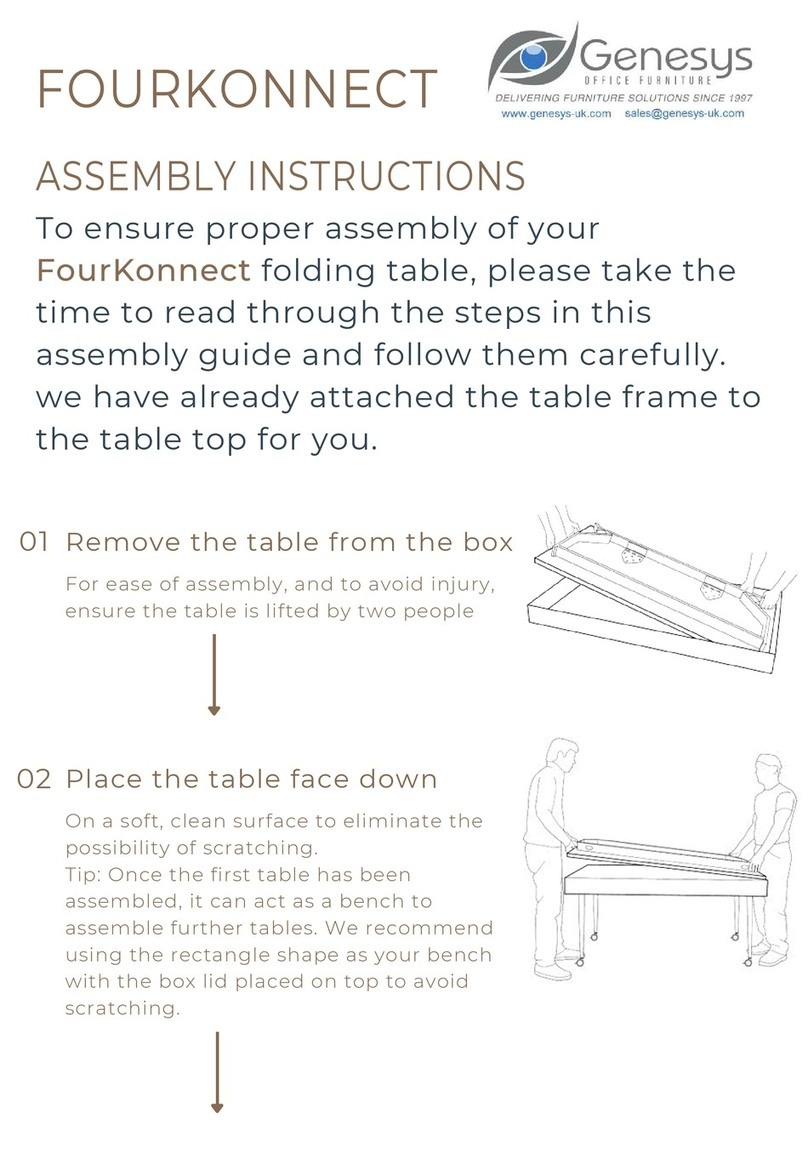 Genesys FourKonnect Assembly instructions