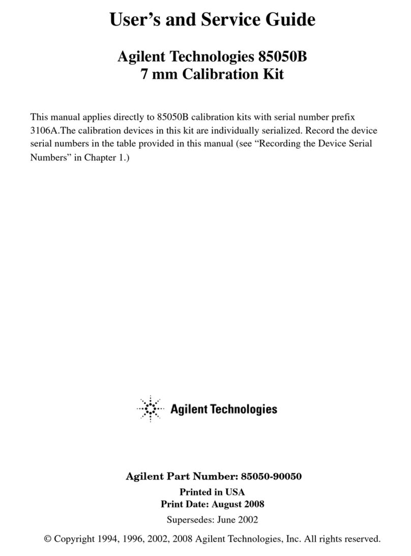 Agilent Technologies 85050B Manual Agilent Technologies 85050B Manual