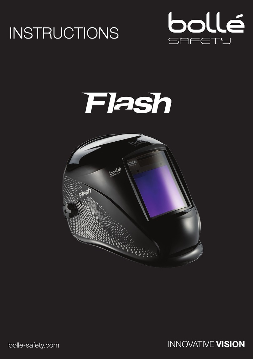 bolle SAFETY FLASH instructions