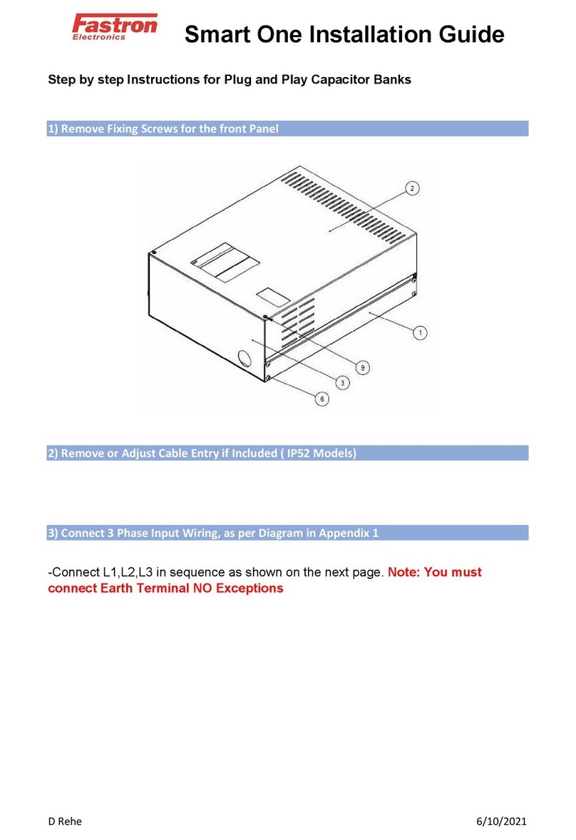 FASTRON. Smart One installation guide FASTRON. Smart One installation guide