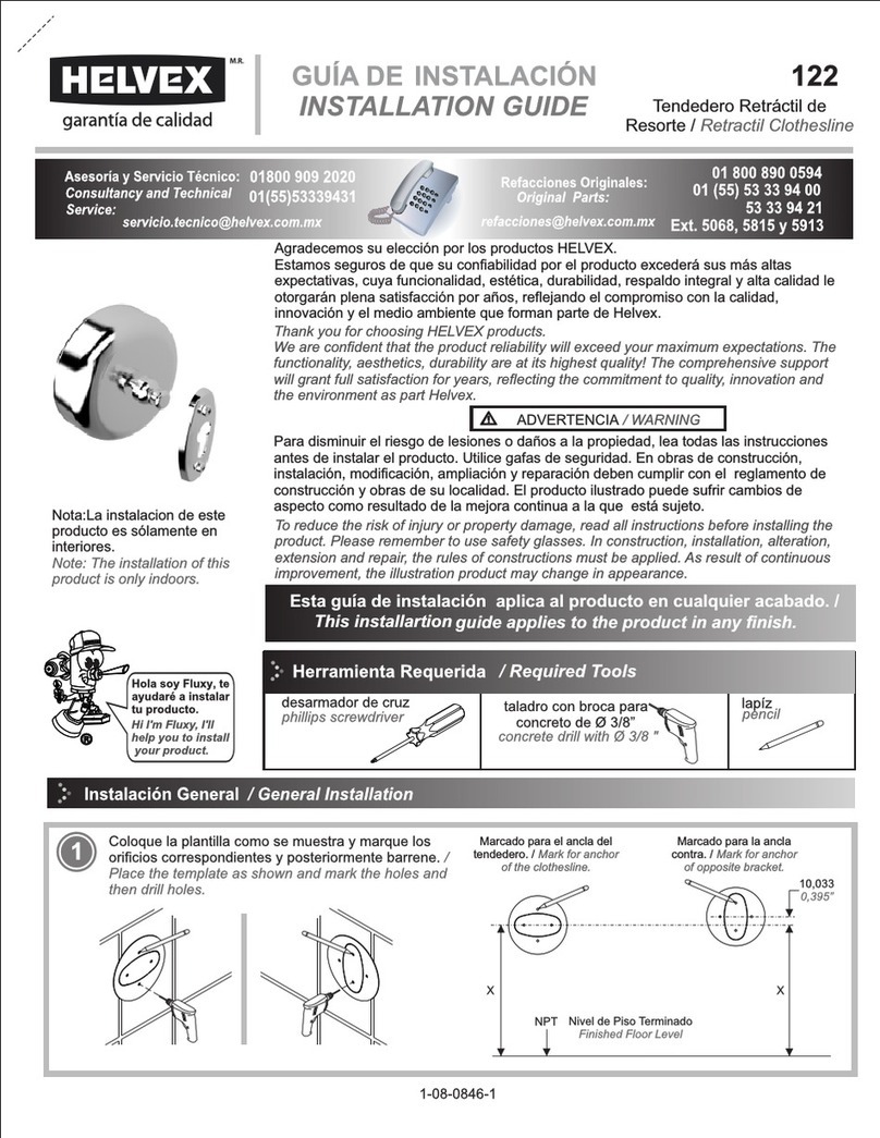 Helvex 122 User manual Helvex 122 User manual