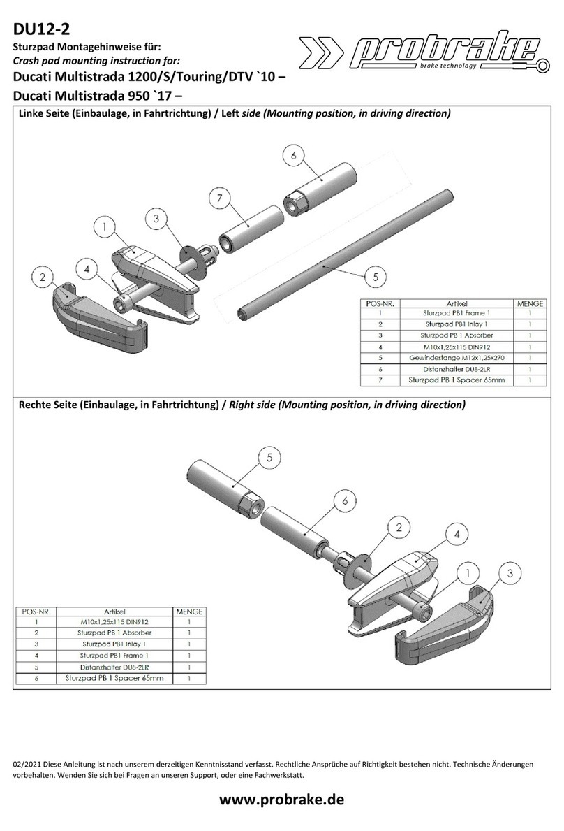 probrake DU12-2 Mounting instruction probrake DU12-2 Mounting instruction