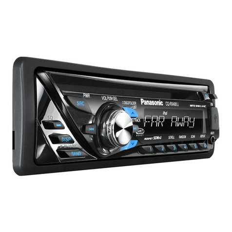 Panasonic CQ-RX400U User manual