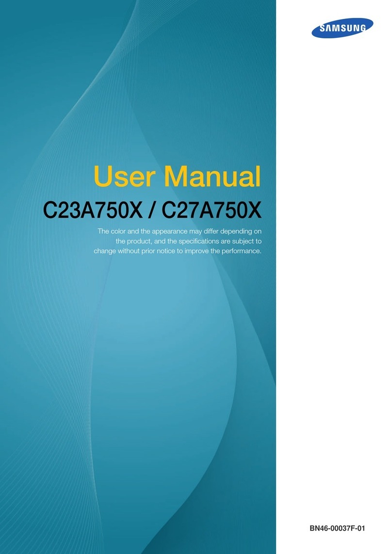 Samsung SyncMaster C23A750X User manual