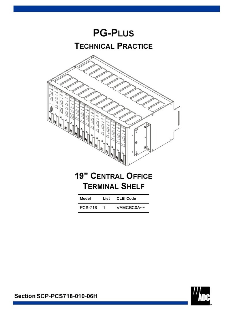 ADC PG-PLUS PCS-718 Technical practice