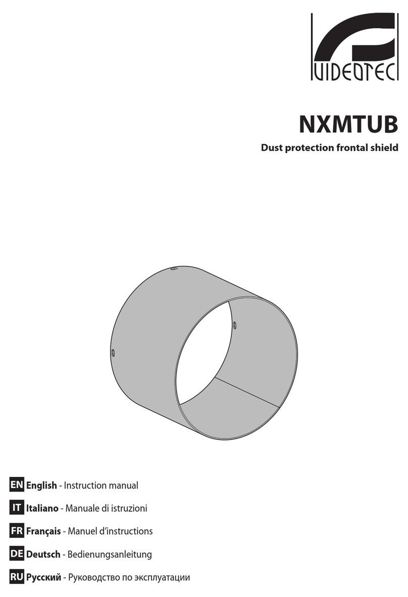 Videotec NXMTUB instruction manual