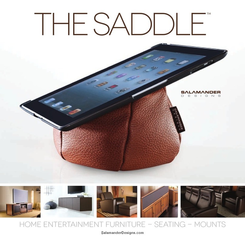 Salamander Designs THE SADDLE quick start guide
