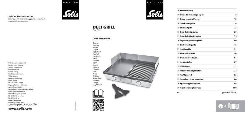 SOLIS DELI User manual