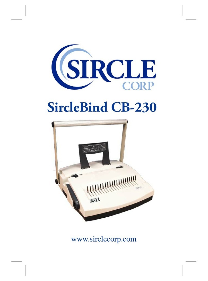 Sirclecorp SircleBind CB-230 manual