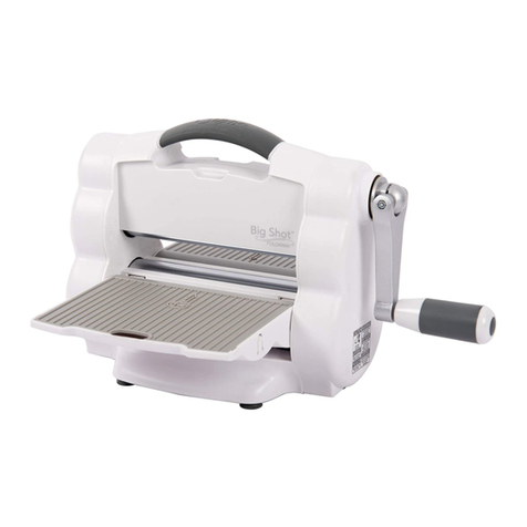 SIZZIX Big Shot Foldaway manual