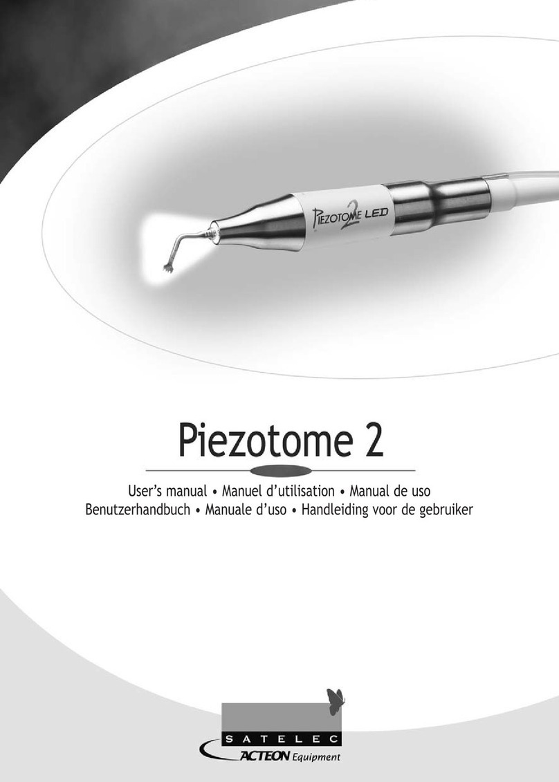 Satelec Acteon Piezotome 2 User manual