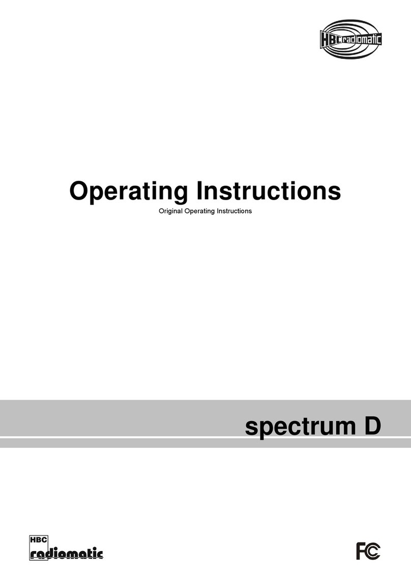 HBC-Radiomatic spectrum D User manual