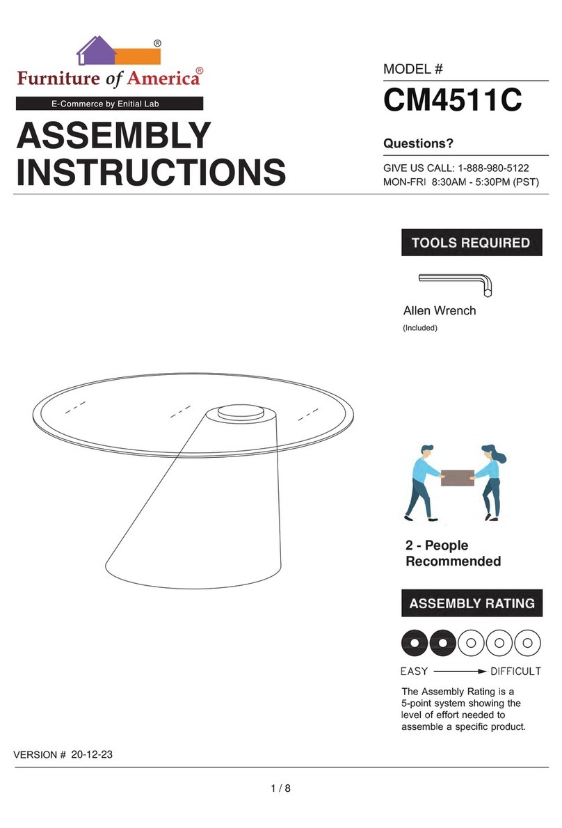 Furniture of America CM4511C Assembly instructions