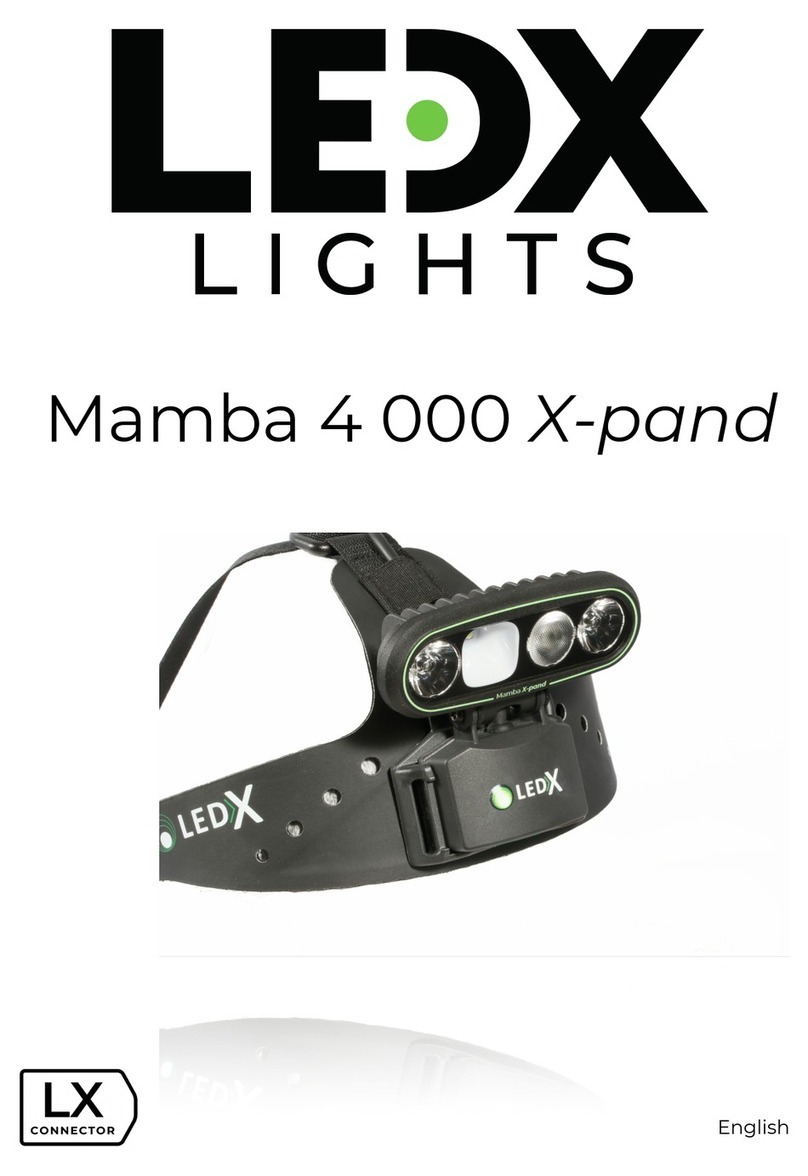 LEDX Mamba 4000 X-pand instructions
