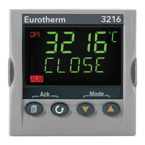 Thermo Scientific UNITY LAB SERVICES Eurotherm 3216 Use and care manual