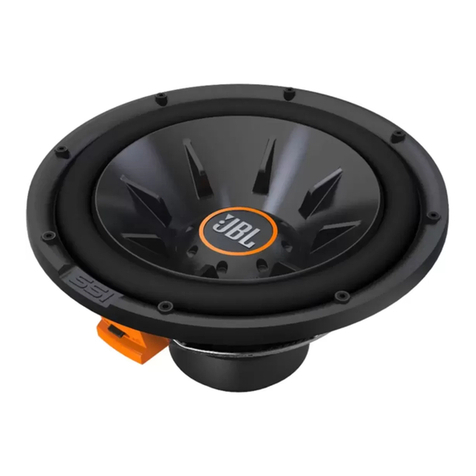 JBL S2-1224 owner's manual