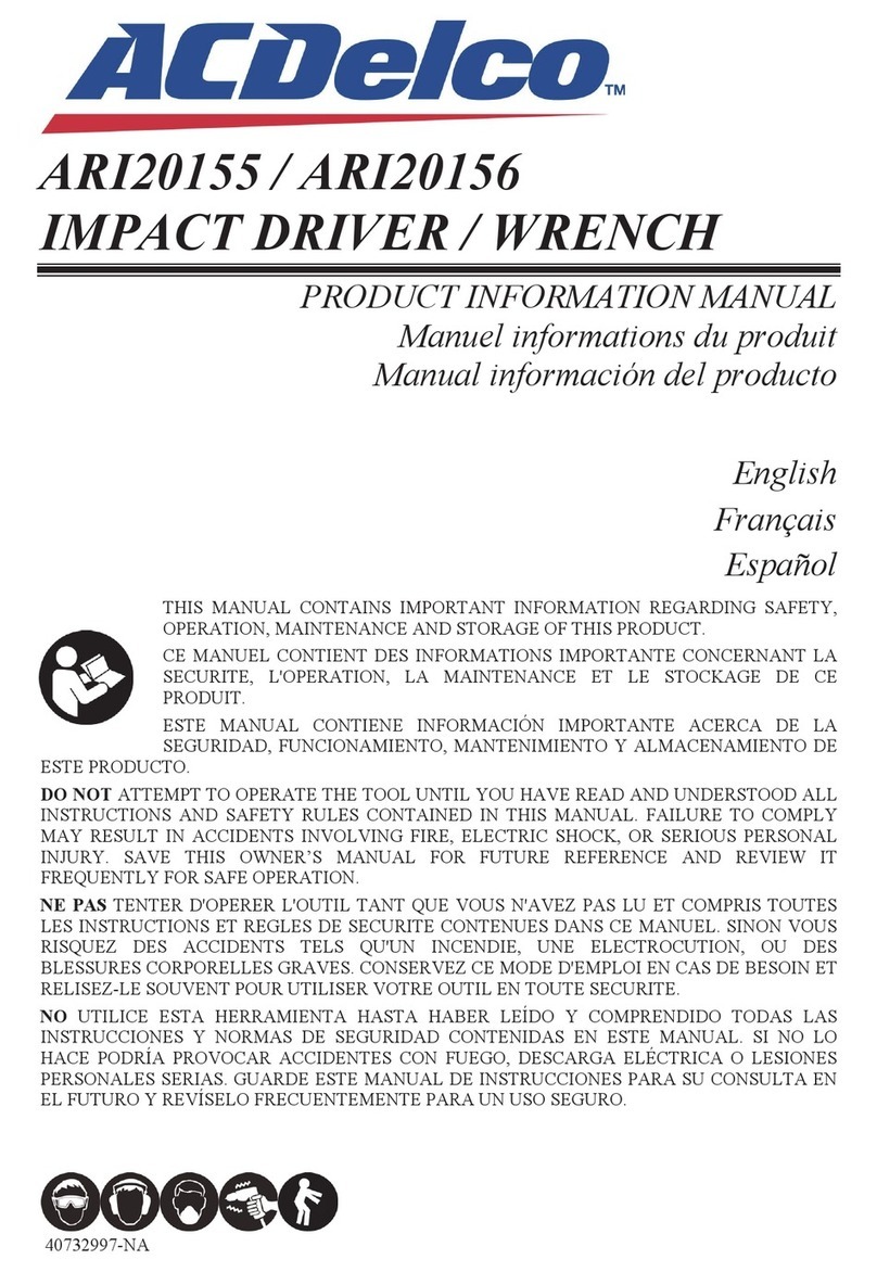 ACDelco ARI20155 Product information manual