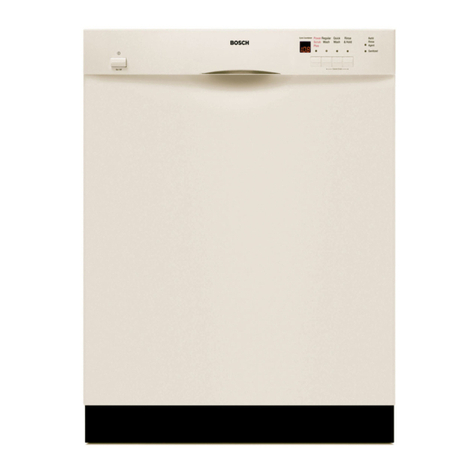 Bosch SHE46C use and care manual