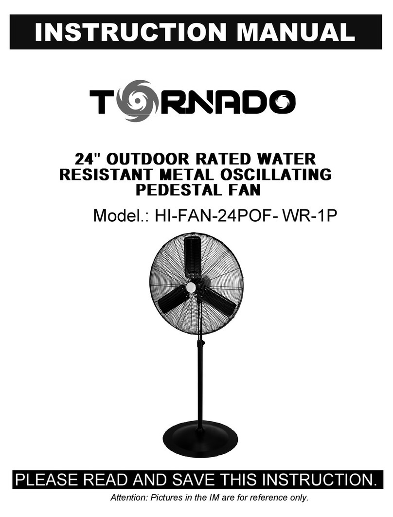 Tornado HI-FAN-24POF-WR-1P User manual